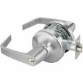 Gan Eden Commercial Storeroom Augusta Lever Grade 1 Cylindrical Lock with Para Keyway, Satin Chrome GA1636485